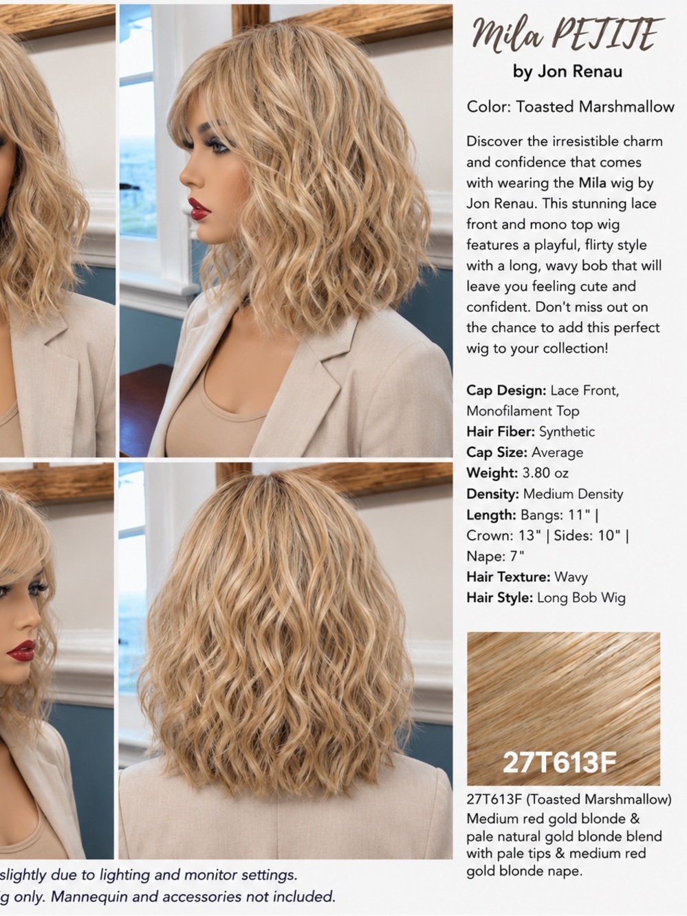 Mila by Jon Renau PETITE in Toasted Marshmallow